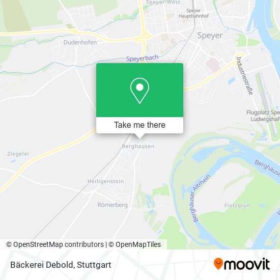 Bäckerei Debold map