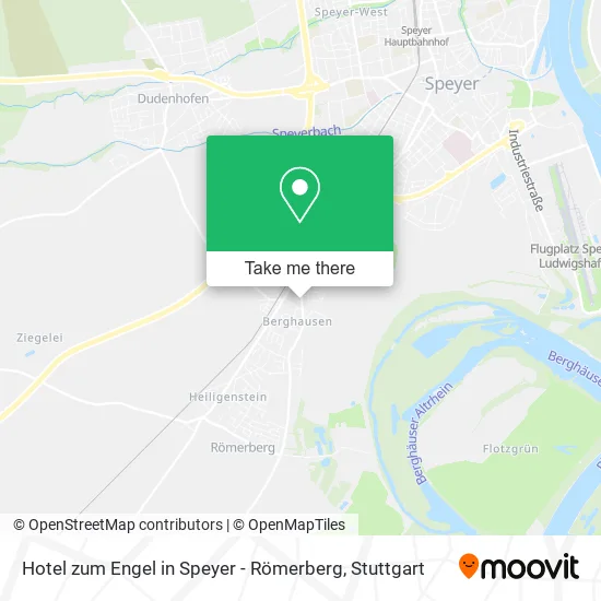 Карта Hotel zum Engel in Speyer - Römerberg