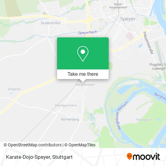 Karate-Dojo-Speyer map