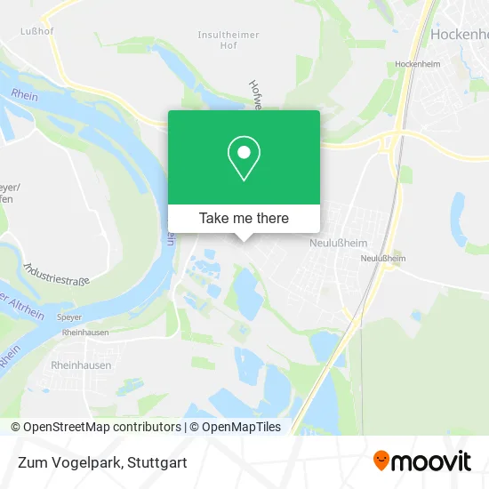 Карта Zum Vogelpark