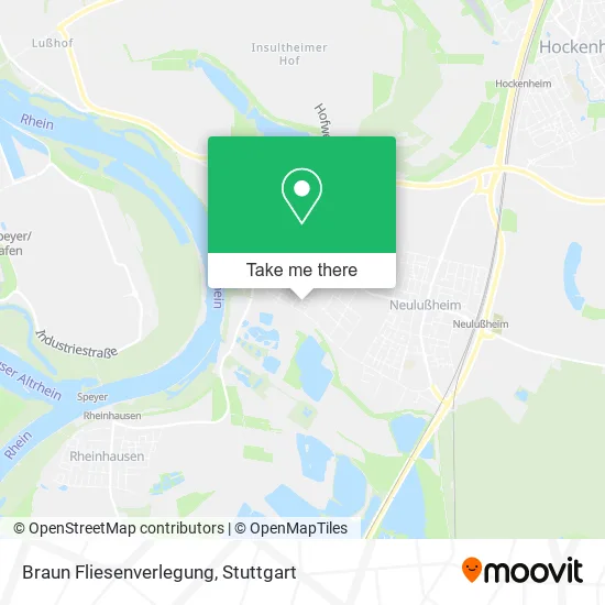 Карта Braun Fliesenverlegung