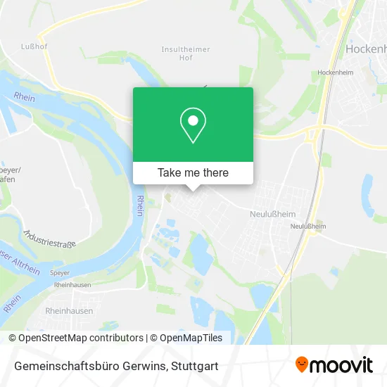 Карта Gemeinschaftsbüro Gerwins