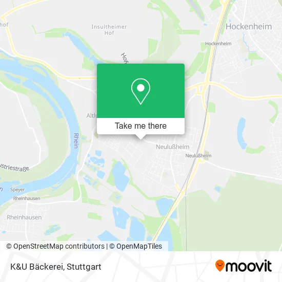 Карта K&U Bäckerei