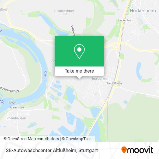 Карта SB-Autowaschcenter Altlußheim