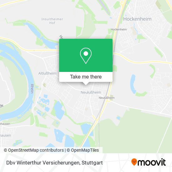 Dbv Winterthur Versicherungen map