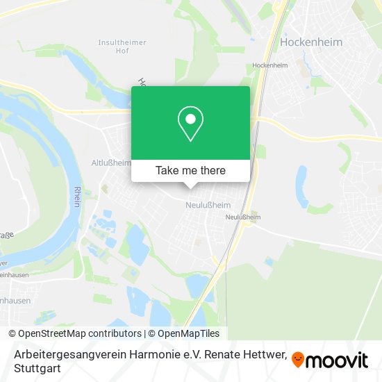 Arbeitergesangverein Harmonie e.V. Renate Hettwer map
