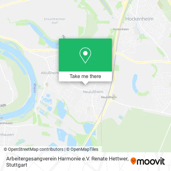 Карта Arbeitergesangverein Harmonie e.V. Renate Hettwer