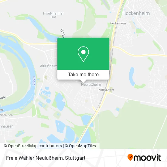 Карта Freie Wähler Neulußheim