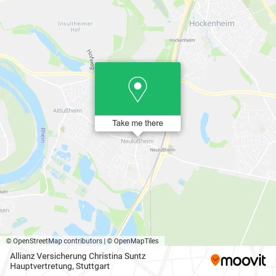 Карта Allianz Versicherung Christina Suntz Hauptvertretung