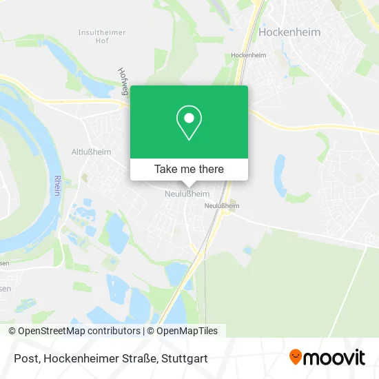 Карта Post, Hockenheimer Straße