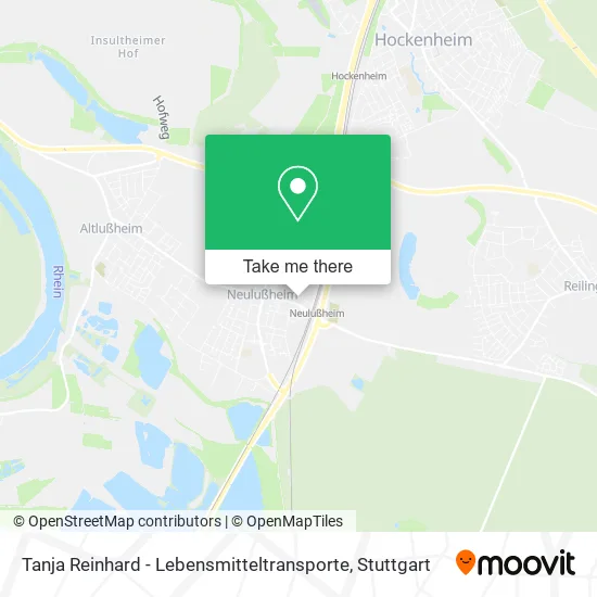 Карта Tanja Reinhard - Lebensmitteltransporte