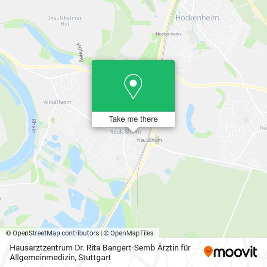 Hausarztzentrum Dr. Rita Bangert-Semb Ärztin für Allgemeinmedizin map