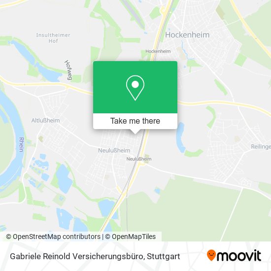 Карта Gabriele Reinold Versicherungsbüro