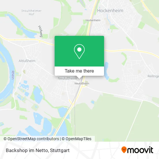 Backshop im Netto map