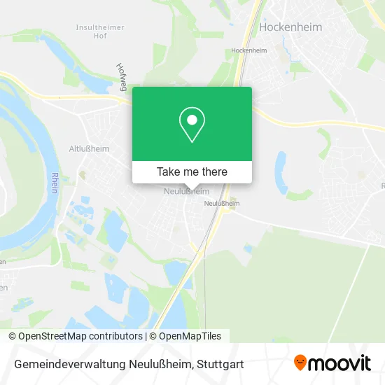 Карта Gemeindeverwaltung Neulußheim