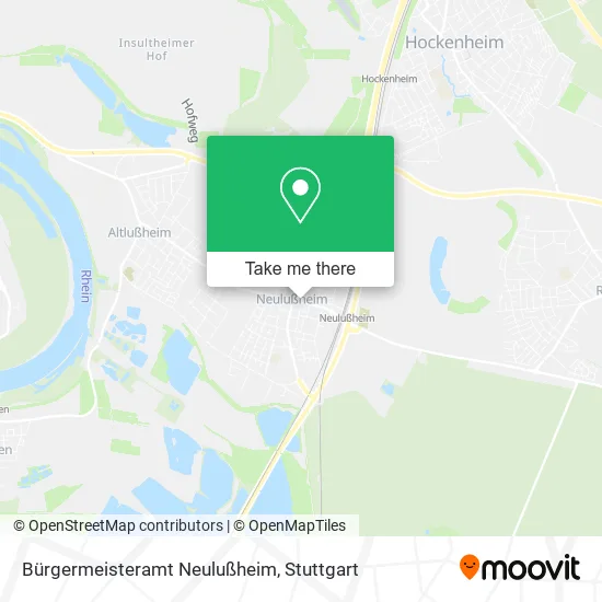 Карта Bürgermeisteramt Neulußheim