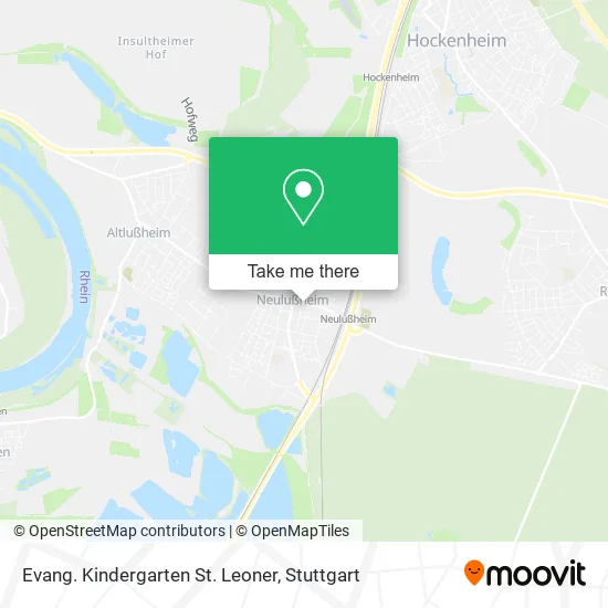 Карта Evang. Kindergarten St. Leoner
