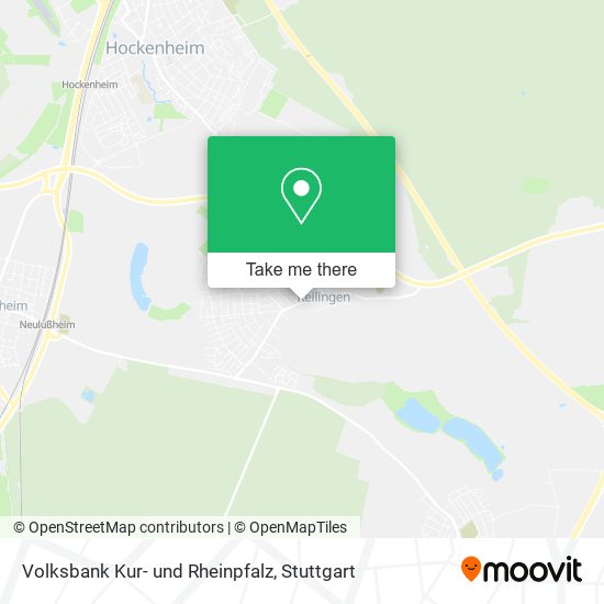 Карта Volksbank Kur- und Rheinpfalz