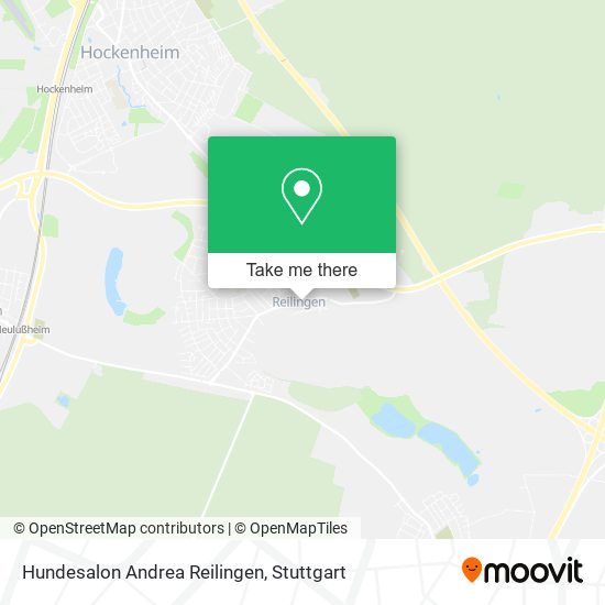 Hundesalon Andrea Reilingen map