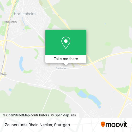 Карта Zauberkurse Rhein-Neckar