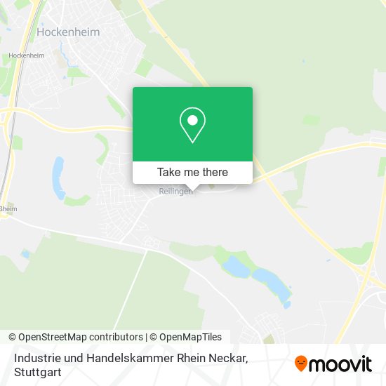 Industrie und Handelskammer Rhein Neckar map