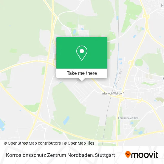 Карта Korrosionsschutz Zentrum Nordbaden