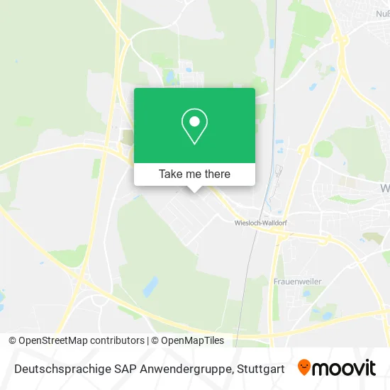 Карта Deutschsprachige SAP Anwendergruppe