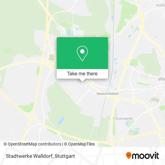 Карта Stadtwerke Walldorf