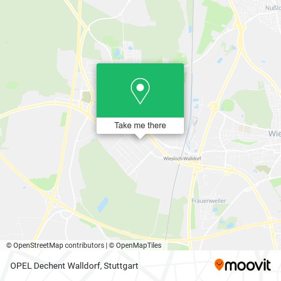 Карта OPEL Dechent Walldorf