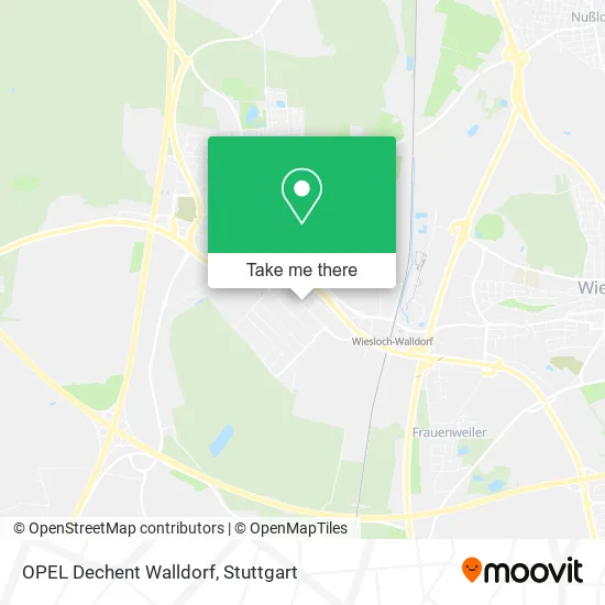 Карта OPEL Dechent Walldorf