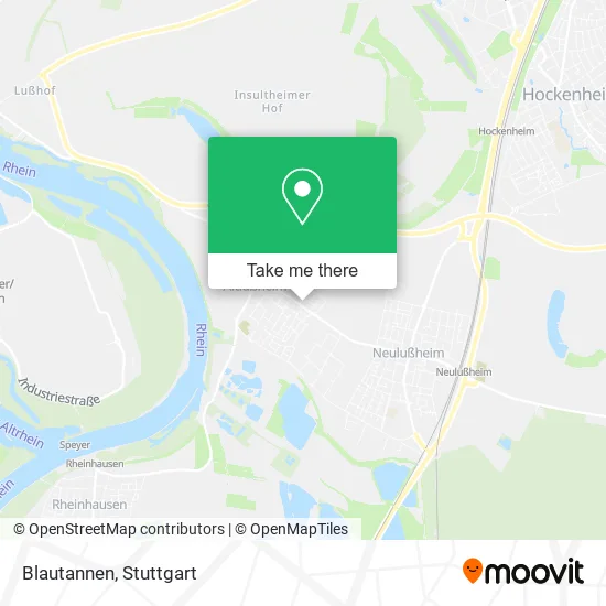Карта Blautannen