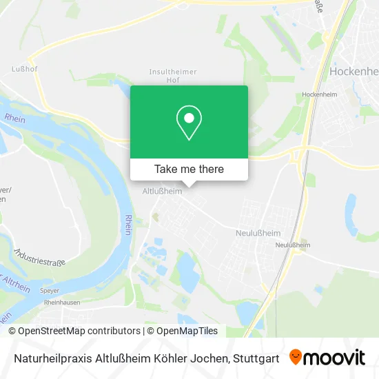 Карта Naturheilpraxis Altlußheim Köhler Jochen