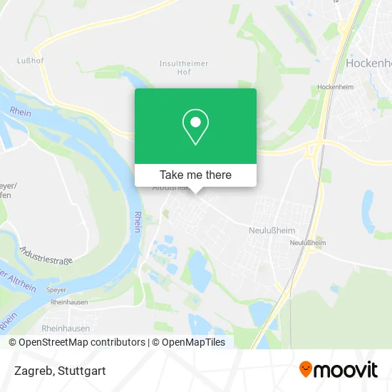 Карта Zagreb