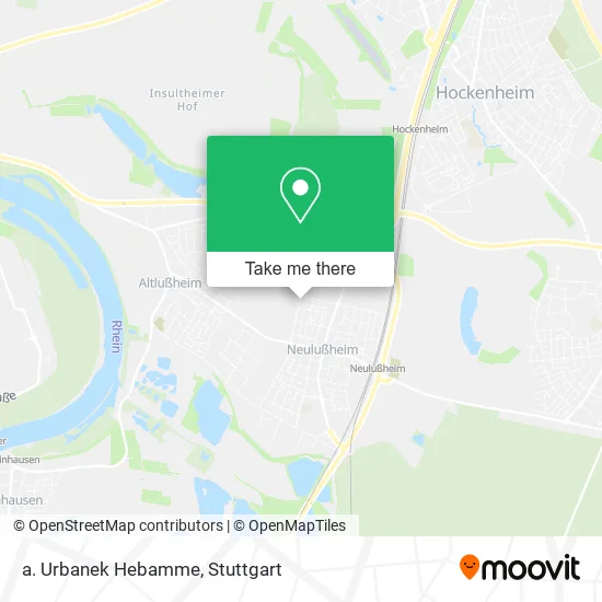 Карта a. Urbanek Hebamme