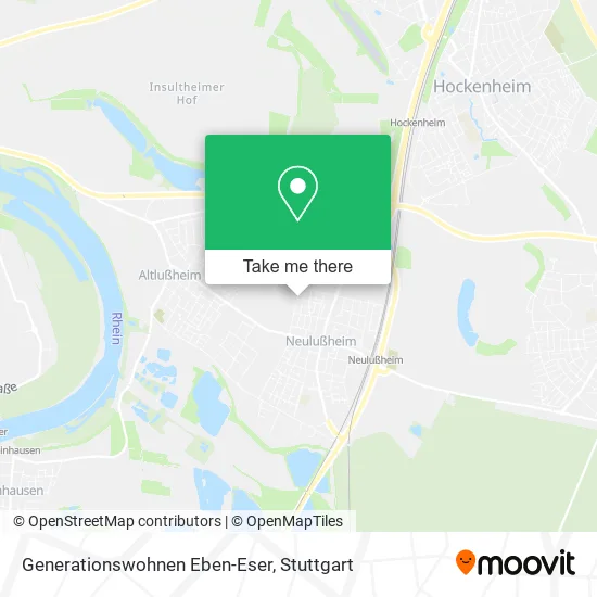 Карта Generationswohnen Eben-Eser