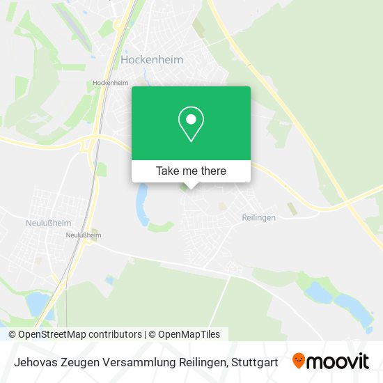 Карта Jehovas Zeugen Versammlung Reilingen