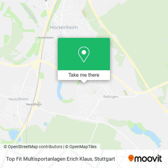 Top Fit Multisportanlagen Erich Klaus map