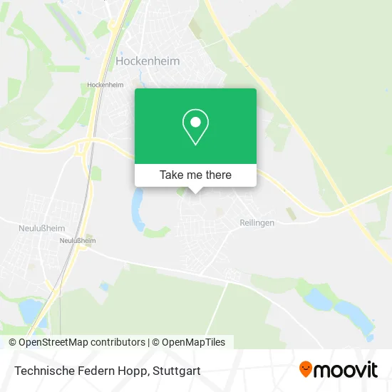 Карта Technische Federn Hopp