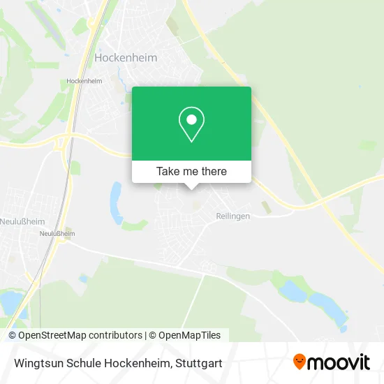 Карта Wingtsun Schule Hockenheim