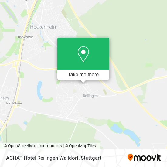 Карта ACHAT Hotel Reilingen Walldorf