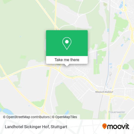 Landhotel Sickinger Hof map