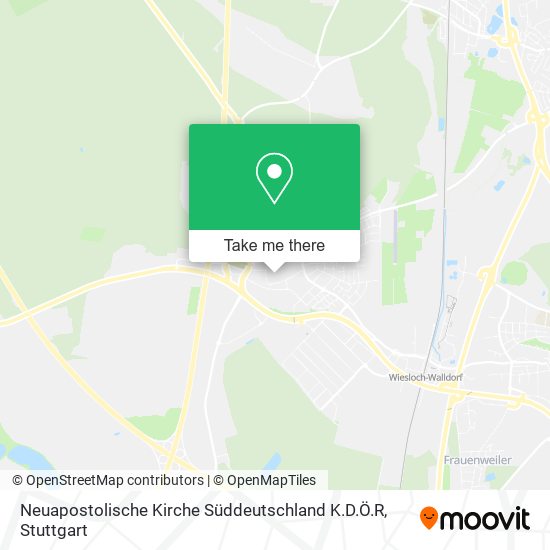 Neuapostolische Kirche Süddeutschland K.D.Ö.R map