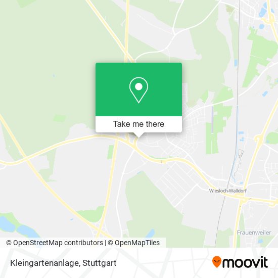 Kleingartenanlage map