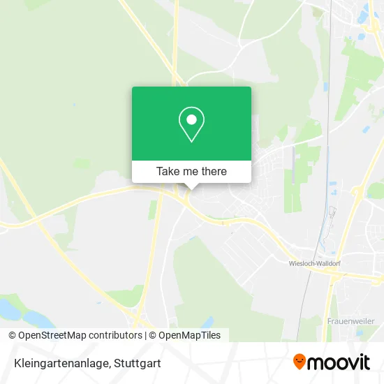 Карта Kleingartenanlage