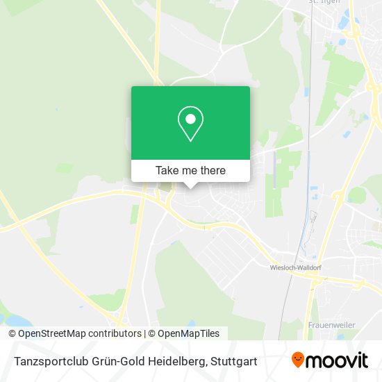 Tanzsportclub Grün-Gold Heidelberg map