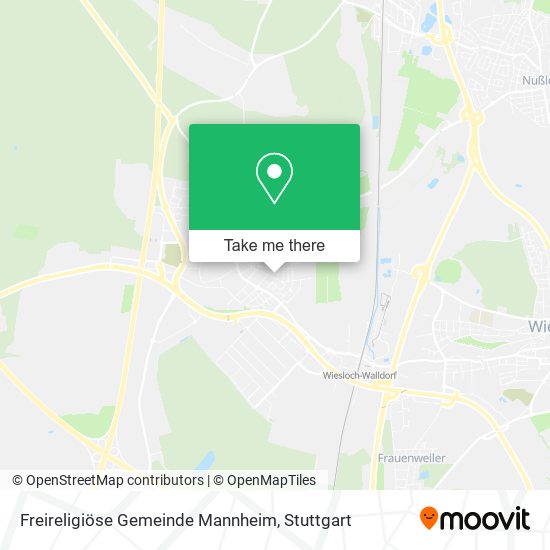 Карта Freireligiöse Gemeinde Mannheim