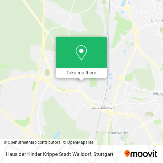 Карта Haus der Kinder Krippe Stadt Walldorf