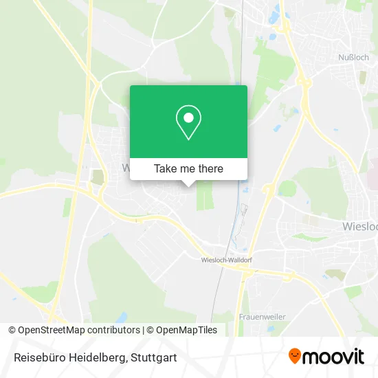 Карта Reisebüro Heidelberg