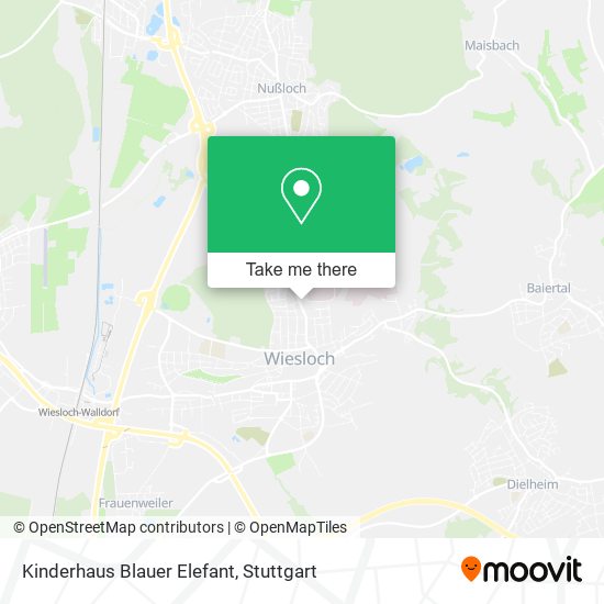 Kinderhaus Blauer Elefant map