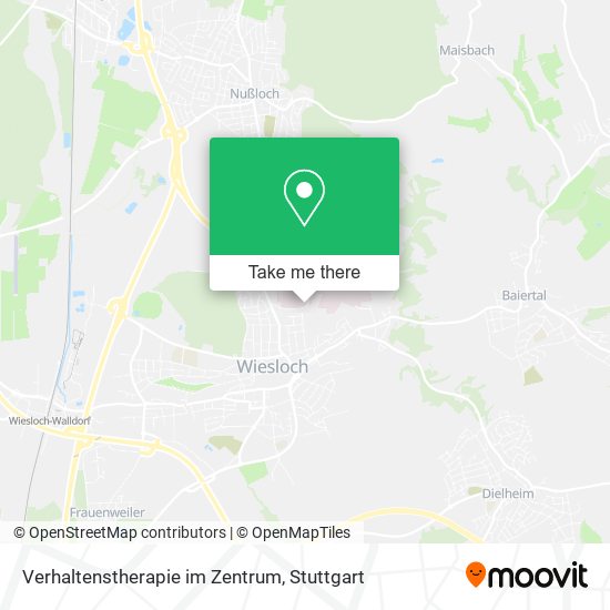 Карта Verhaltenstherapie im Zentrum